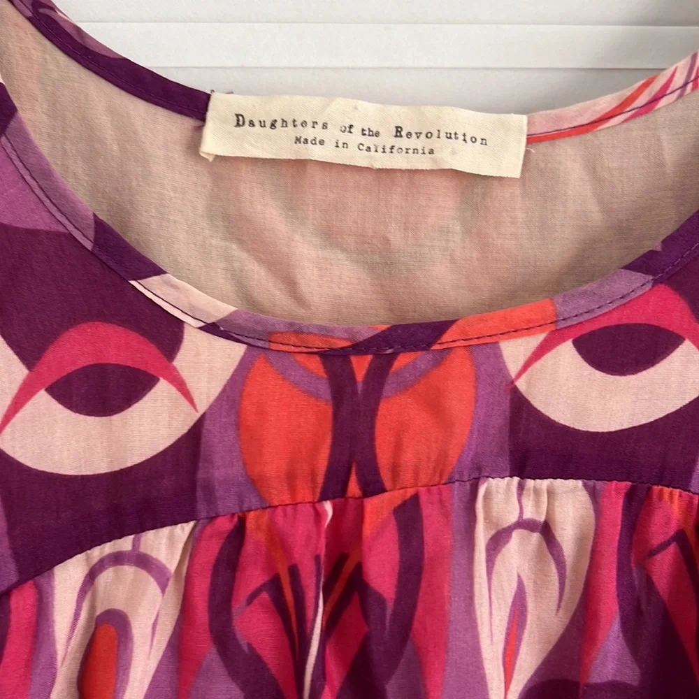 daughters of the revolution. short retro dress. size 1/small. - Picture 2 of 5